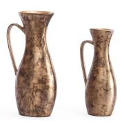 Набор ваз Secret De Maison BUFAMELA ( mod. LS-0227 ) металл: аллюминий, 10 х 15 х 27 см, 12 х 19 х 32 см, золотой