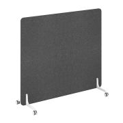 Перегородка на металлических опорах, на роликах 1638x26x1470