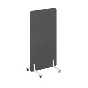 Перегородка на металлических опорах, на роликах 700x26x1470