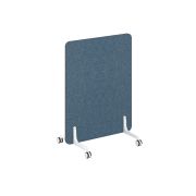 Перегородка на металлических опорах, на роликах 800x26x1125