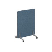 Перегородка на металлических опорах, на роликах 800x26x1125