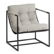 Кресло Charli/Чарли рогожка, серо-бежевый, 3M 16/2, 70х70х84 см