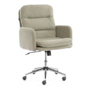 Кресло Dover хром букле, олива, barni dusty green