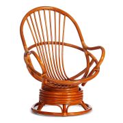 Кресло вращающееся «FLORES» 5005 /без подушки/ Cognac (коньяк)