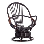 Кресло вращающееся «FLORES» 5005 /без подушки/ Античный коричневый