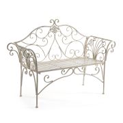 Скамья Secret de Maison BEAUJOLAIS (mod. PL08-8574) металл, 136х46х96см, белый антик (antique white)