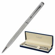 Ручка подарочная шариковая GALANT «Arrow Chrome», корпус серебристый, хромированные детали, пишущий узел 0,7 мм, синяя, 140408