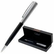 Ручка подарочная шариковая GALANT «Hector», корпус черный/серебро, детали серебро, узел 0,7 мм, линия письма 0,5 мм, синяя, 144173