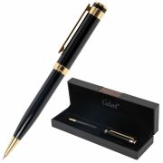 Ручка подарочная шариковая GALANT «Bernini», корпус черный, детали золото, узел 0,7 мм, линия письма 0,5 мм, синяя, 144177