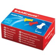 Силовые кнопки-гвоздики ERICH KRAUSE «Classic», 50 штук, ассорти, в картонной коробке, 24877