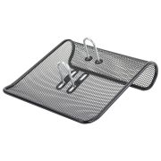 Подставка для календаря большая BRAUBERG «Germanium», металлическая, 57х200х200 мм, черная, 231972