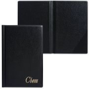 Папка «Счет», 125х190 мм, черная, «ДПС», 2127.C-107