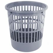 Корзина для бумаг STAFF «Basic» сетчатая, 9,5 л, серая, 237916