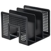 Лоток-сортер для бумаг BRAUBERG «Office-Expert», 3 отделения, 207х212х168 мм, сетчатый черный, 238021