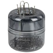 Скрепочница магнитная STAFF «Basic», прозрачный корпус, 270556, 59