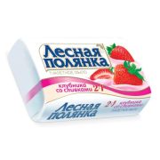 Мыло туалетное 90 г, ЛЕСНАЯ ПОЛЯНКА (Нэфис Косметикс), «Клубника со сливками», 1097-2