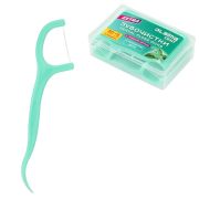 Зубочистки-флоссеры с зубной нитью «50 шт. + 5 в подарок!», в боксе, ВКУС МЯТЫ, LAIMA DENT, 609405