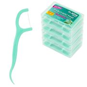 Зубочистки-флоссеры с зубной нитью «200 шт. (4х50 шт.) + 20 в подарок!», в боксе, ВКУС МЯТЫ, LAIMA DENT, 609407