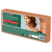 Пластилин скульптурный ЭКСТРА МЯГКИЙ ТЕРРАКОТОВЫЙ «Секреты художника», 1 кг, BRAUBERG ART, 107508