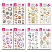 Переводные картинки для яиц, НАБОР 2 листа 20x11 см, «С Пасхой», ассорти, ЗОЛОТАЯ СКАЗКА, 592649