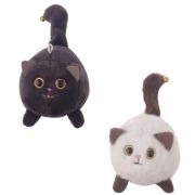 Игрушка пищалка мягкая заводная «Котик,» высота 14 см, ассорти 2 цвета, WOOZOO (ВУЗУ), 666195