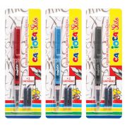 Ручка перьевая CARIOCA «Stilo», иридиевое перо, 2 сменных картриджа, корпус ассорти, Италия, 42303