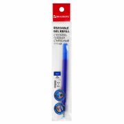 Стержень стираемый гелевый BRAUBERG «X-ERASE» 111 мм, синий, стандартный узел 0,7 мм, 170409