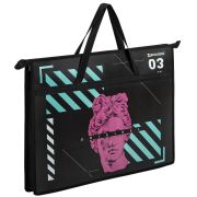 Папка для рисунков и чертежей с ручками BRAUBERG А3, пластик, молния сверху, «The Original», 271436