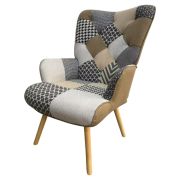 Кресло BRABIX Soft LC-305, ткань, пэчворк (лоскутное), 533148