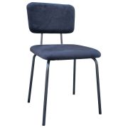 Стулья BRABIX «Dream CF-090», КОМПЛЕКТ 4 шт., черный каркас, ткань черная, 533243