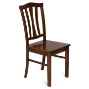 CT 8162 Стул с твёрдым сиденьем дерево гевея, 52х42х94см, Тёмный Дуб