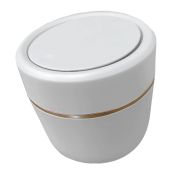 Контейнер, урна, ведерко для мусора с микролифтом НАСТОЛЬНОЕ 2 л, 150х160 мм, белый, BOOMHOUSE (БумХаус), 238900