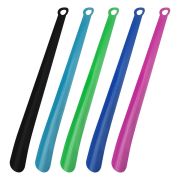 Ложка (рожок) для обуви МЕТАЛЛИЧЕСКАЯ 50 см, 5 цветов ассорти, SHEGRA (ШЕГРА), 702505