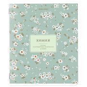 Тетрадь предметная «BLOSSOM» 48 л., рельефный картон, ХИМИЯ, клетка, подсказки, BRAUBERG, 405601