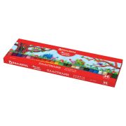 Пластилин классический BRAUBERG «МАГИЯ ЦВЕТА», 24 цвета, 500 г, ВЫСШЕЕ КАЧЕСТВО, картонная упаковка, 103351