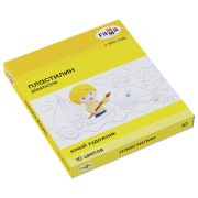 Пластилин классический ГАММА «Юный художник NEW», 10 цветов, 140 г, со стеком, картонная упаковка, 280044
