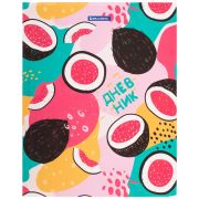 Дневник 5-11 класс 48 л., твердый, BRAUBERG, глянцевая ламинация, с подсказом, «Кокосы», 106396