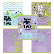 Тетрадь 12 л. BRAUBERG, клетка, обложка картон, «ДИНОЗАВРИКИ», 106462