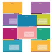 Тетрадь 24 л. BRAUBERG линия, обложка картон, «COLOR», 106487