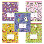 Тетрадь 24 л. BRAUBERG линия, обложка картон, «ЯРКИЙ МИКС», 106488