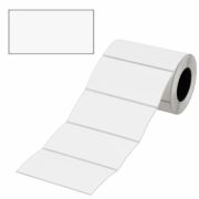 Термоэтикетки ЭКО, 100х50 мм, 500 этикеток в ролике, прозрачная подложка из пленки, 114508