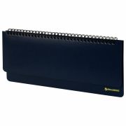 Планинг настольный недатированный (305х140 мм) BRAUBERG «Select», балакрон, 60 л., темно-синий, 123798