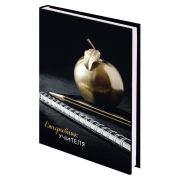 Ежедневник учителя специализированный А5 215х145 мм, BRAUBERG, твердая обложка, 144 л., «Яблоко», 129235