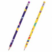Карандаш чернографитный ЮНЛАНДИЯ «ЮНЛАНДИК», 1 шт., HB, с ластиком, корпус ассорти, 181752