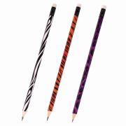 Карандаш чернографитный ЮНЛАНДИЯ «АФРИКА», 1 шт., HB, с ластиком, корпус ассорти, 181769