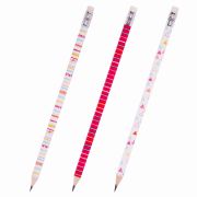 Карандаш чернографитный ЮНЛАНДИЯ «ГЕОМЕТРИЯ», 1 шт., HB, с ластиком, корпус ассорти, 181775