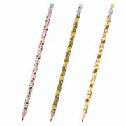 Карандаш чернографитный ЮНЛАНДИЯ «ФРУКТЫ», 1 шт., HB, с ластиком, корпус ассорти, 181777