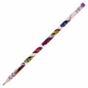 Карандаш чернографитный ЮНЛАНДИЯ «МАШИНКИ», 1 шт., HB, с ластиком, корпус с печатью, 181781