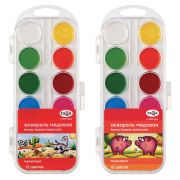 Краски акварельные ГАММА «Мультики NEW», 12 цветов, медовая, пластиковый корпус, европодвес, 211046_12