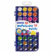 Краски акварельные BRAUBERG «PREMIUM» 36 цветов, круглые кюветы 23 мм, пенал, 191746